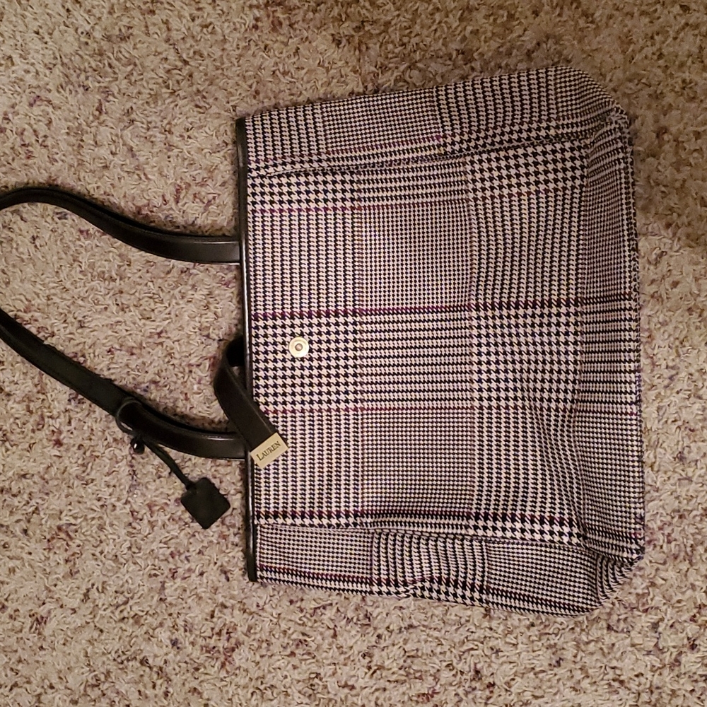 RALPH LAUREN NEVER USED LARGE TOTE AUTHENTIC PLAID